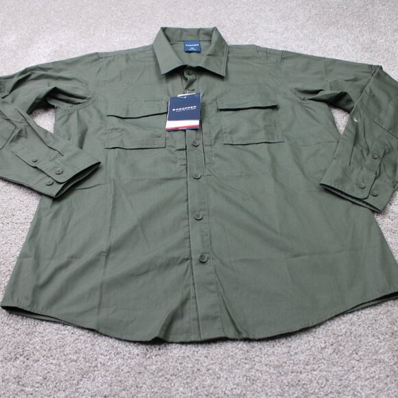 Propper RevTac Shirt NWT Womens Medium Green Ripstop Stain-Resistant Long Sleeve - Picture 2 of 16